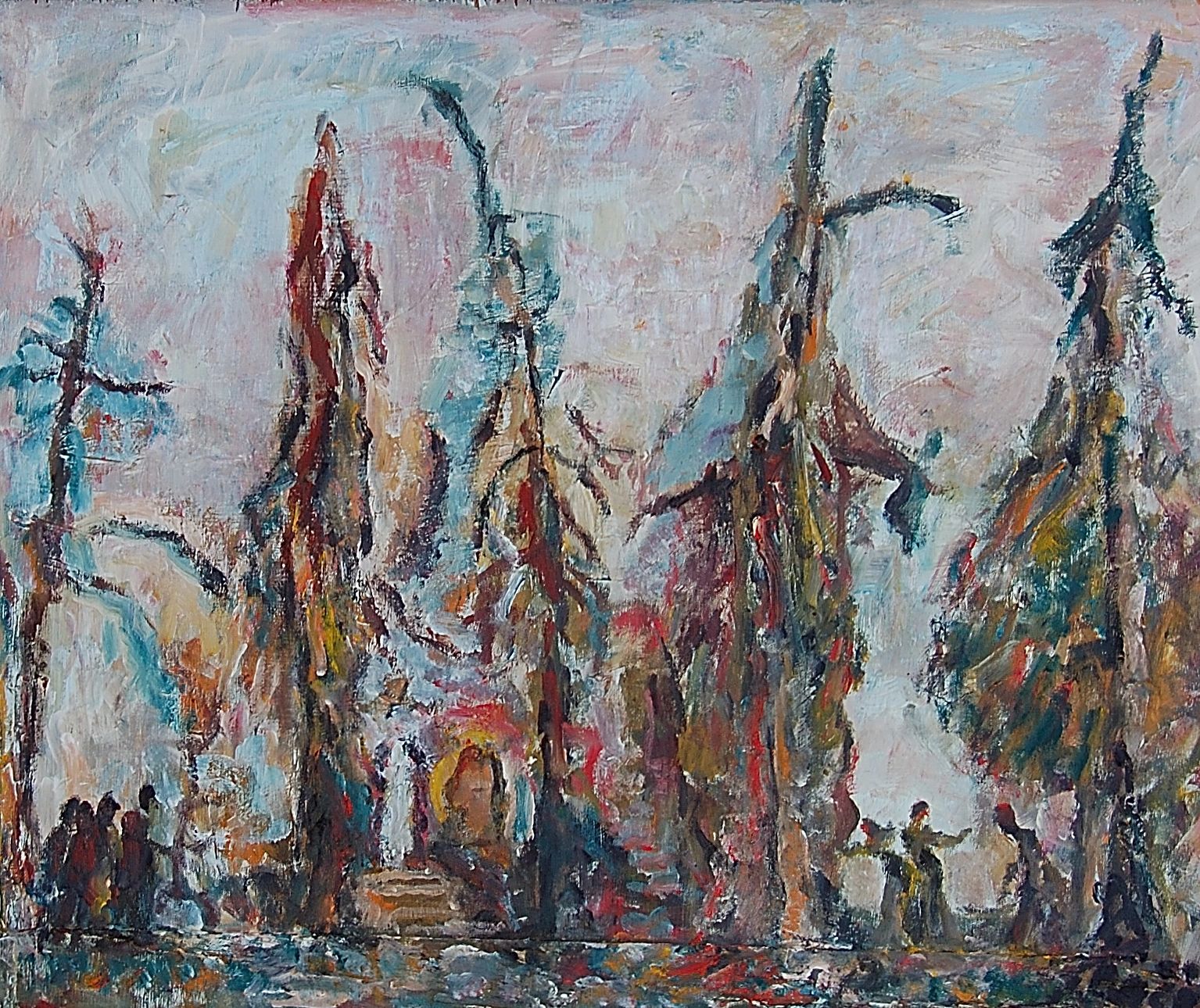 Environmental painting by Frank Koci