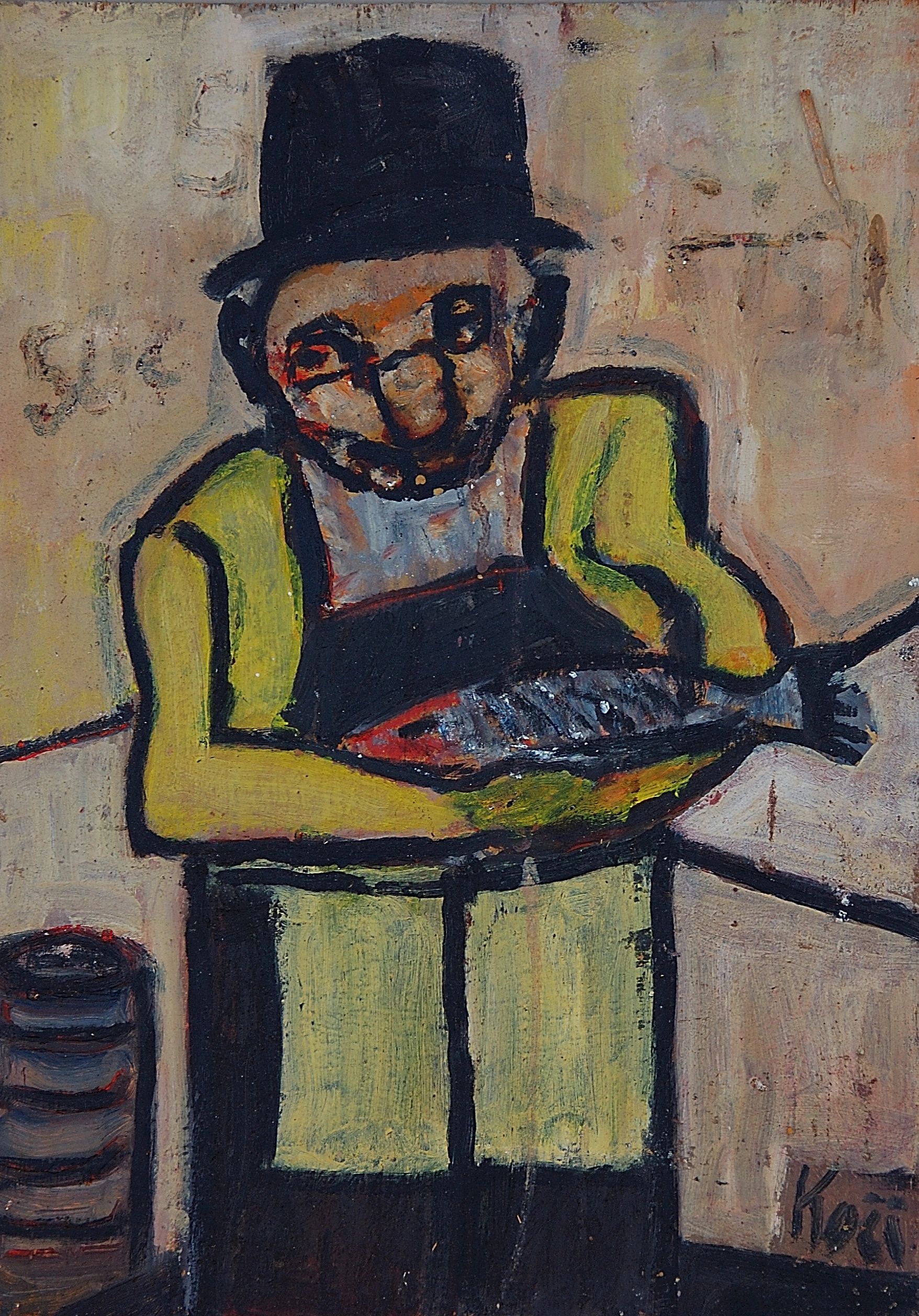 Folk painting by Frank Koci
