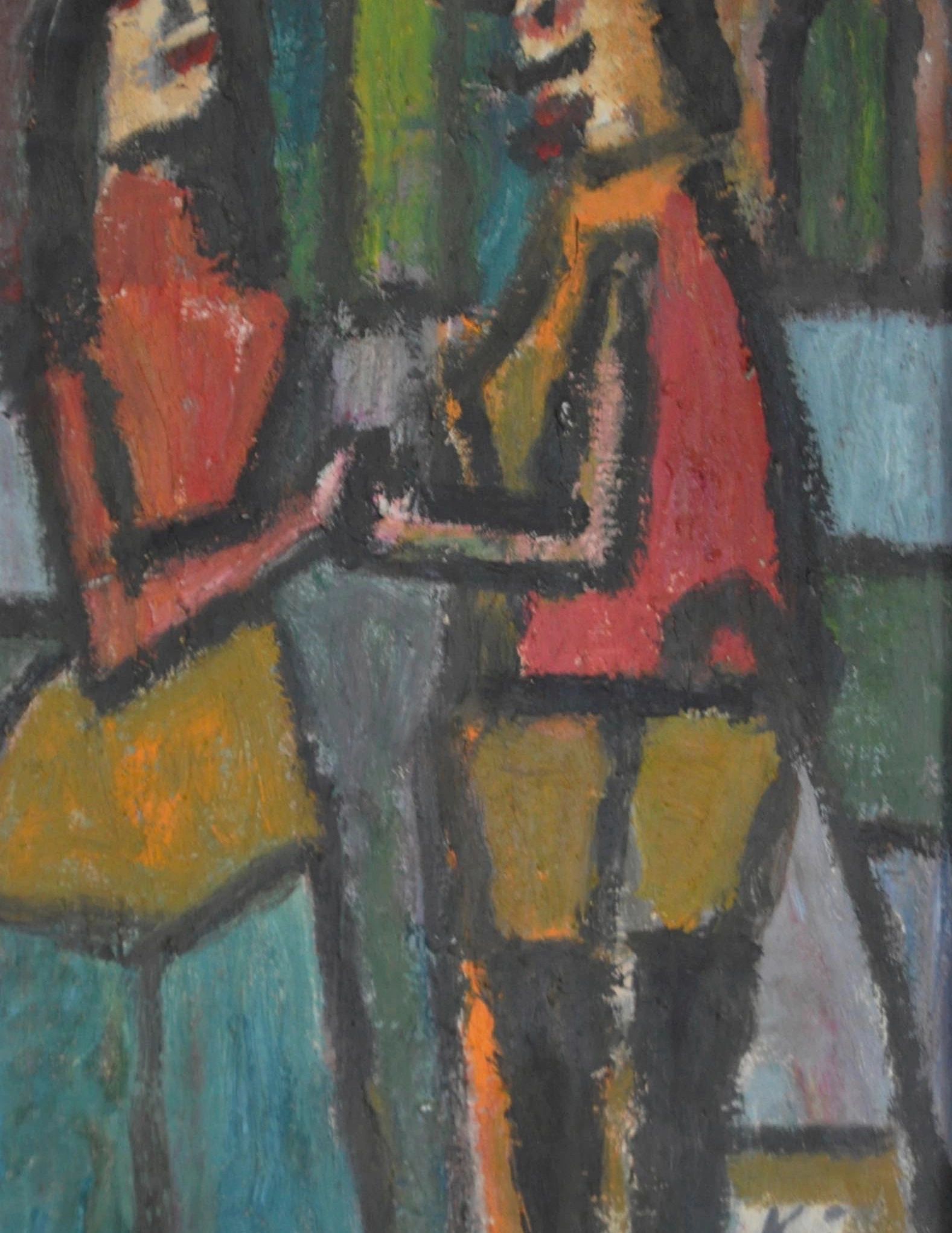 Groups painting by Frank Koci