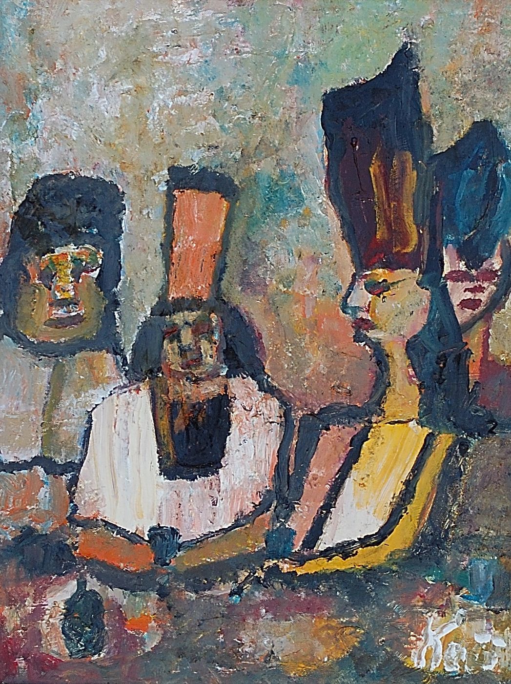 Groups painting by Frank Koci