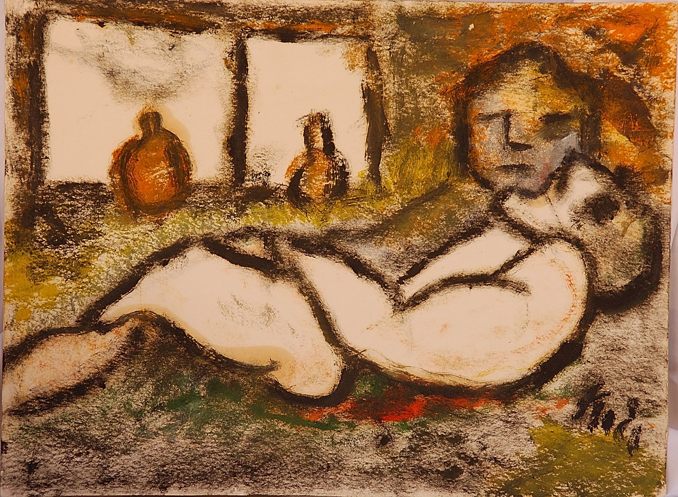 Naked Ladies painting by Frank Koci