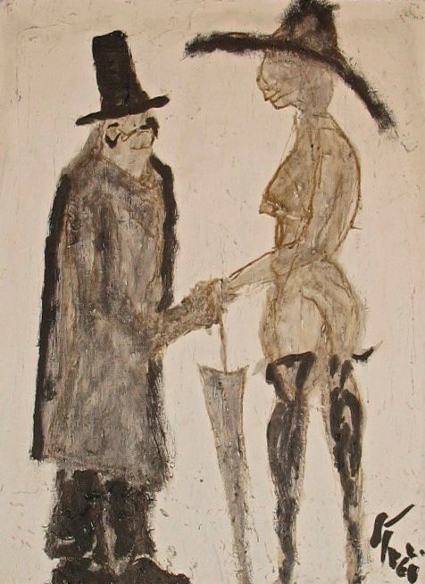 Naked Ladies painting by Frank Koci