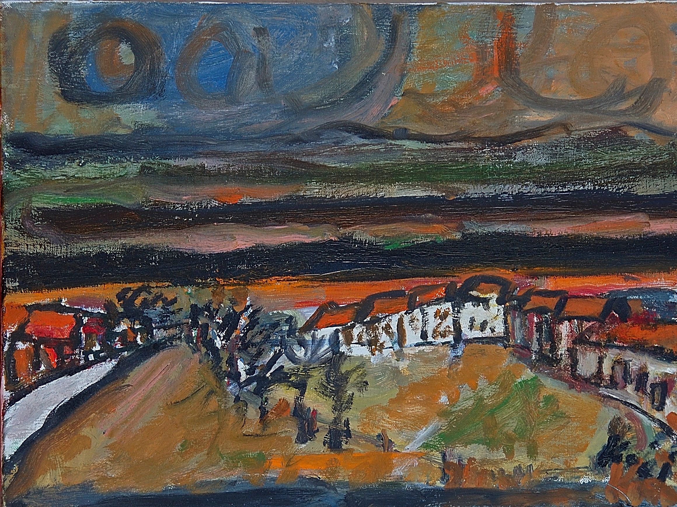 Processions painting by Frank Koci
