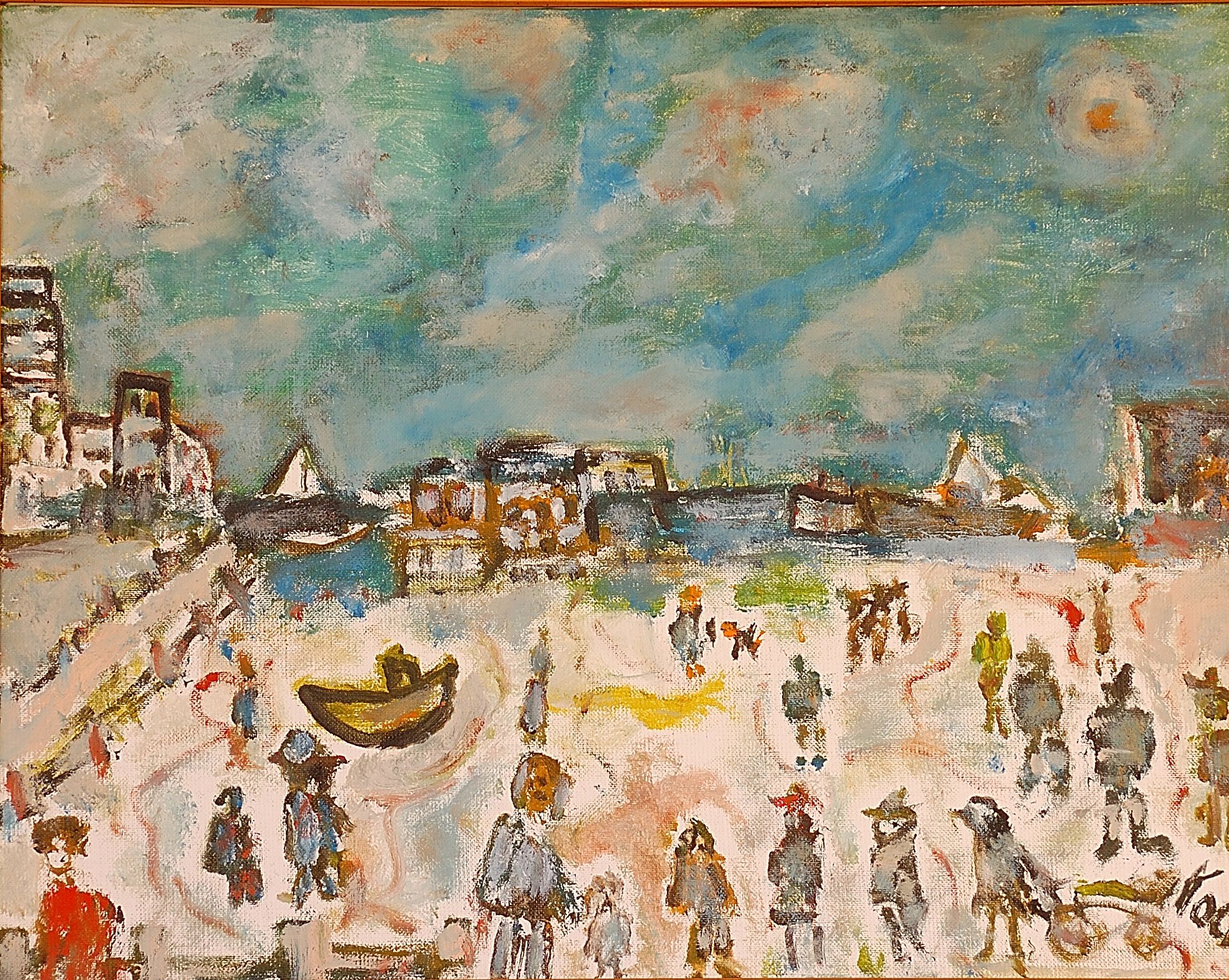 Processions painting by Frank Koci