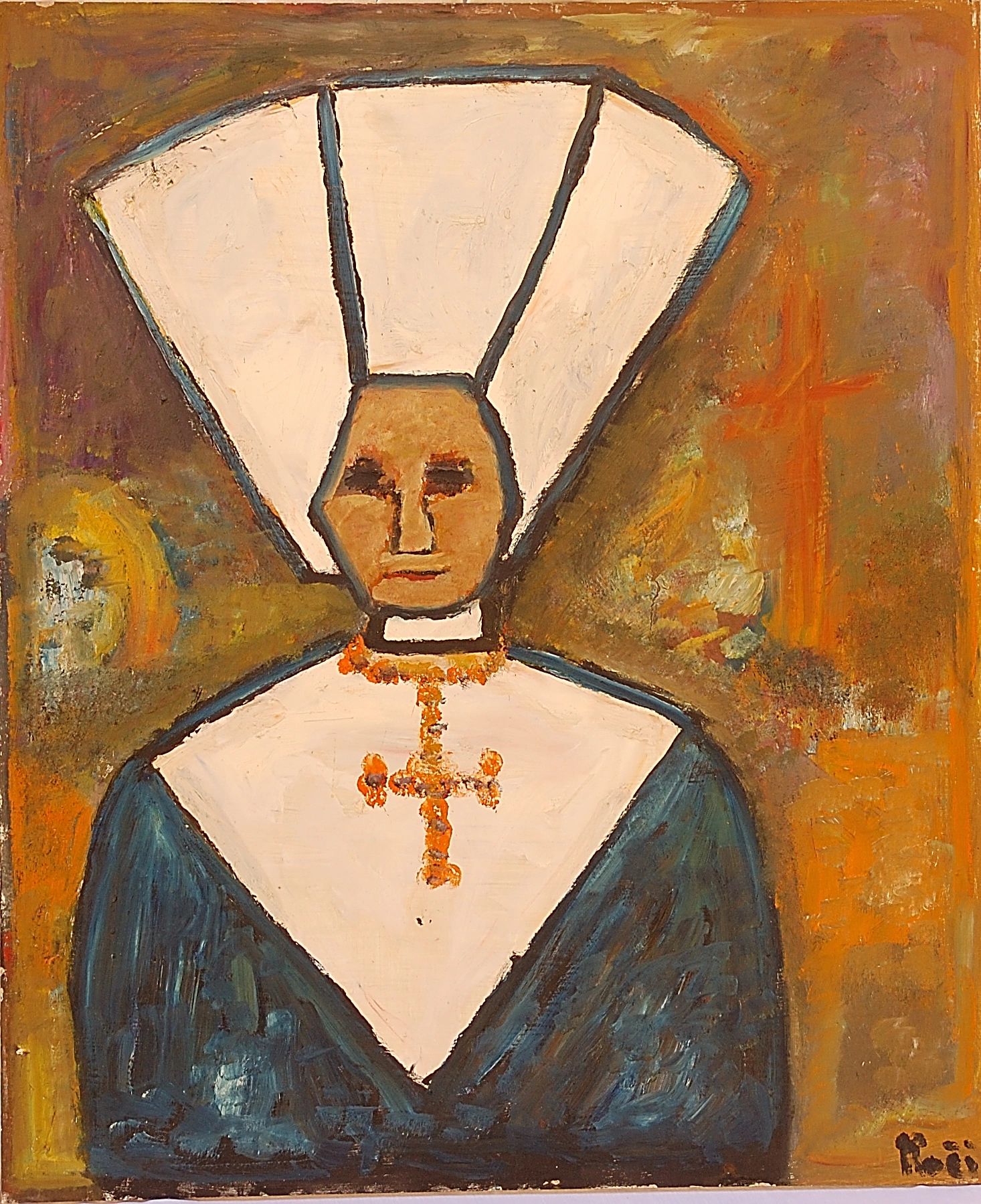 Religious Figures painting by Frank Koci