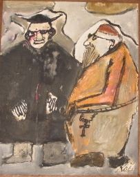 Religious Figures painting by Frank Koci